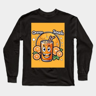 Orange Sooda Long Sleeve T-Shirt